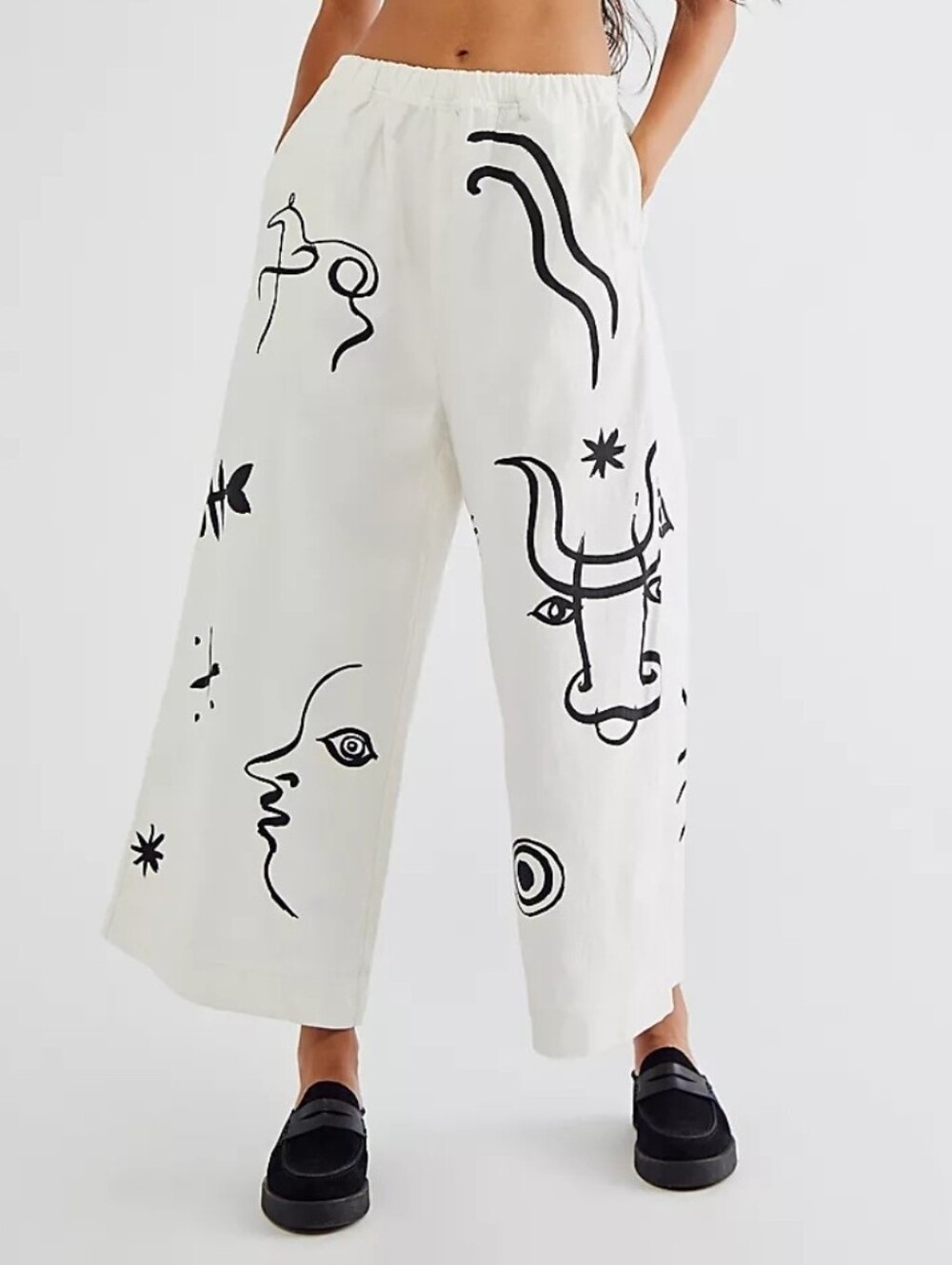 LF Markey Ellis Trouser Picasso Print S/M